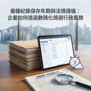 僱傭紀錄保存年期與法規遵循：企業如何透過數碼化規避行政風險