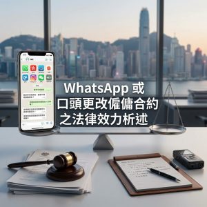 WhatsApp 或口頭更改僱傭合約之法律效力析述