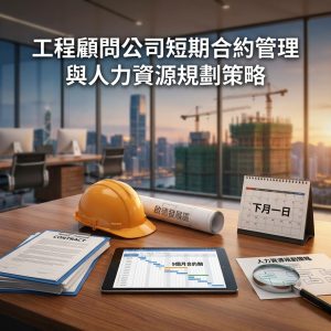 工程顧問公司短期合約管理與人力資源規劃策略