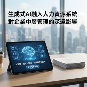 生成式AI融入人力資源系統對企業中層管理的深遠影響