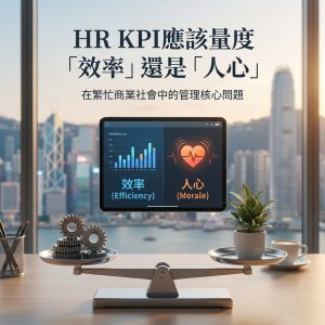 HR KPI 應該量度「效率」還是「人心」
