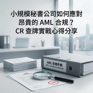 小規模秘書公司如何應對昂貴的 AML 合規？CR 查牌實戰心得分享