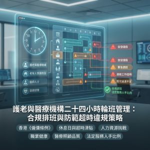 護老與醫療機構二十四小時輪班管理：合規排班與防範超時違規策略