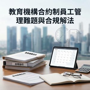 教育機構合約制員工管理難題與合規解法