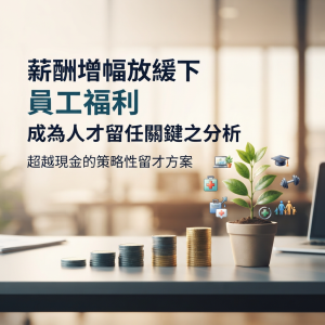 薪酬增幅放緩下員工福利成為人才留任關鍵之分析