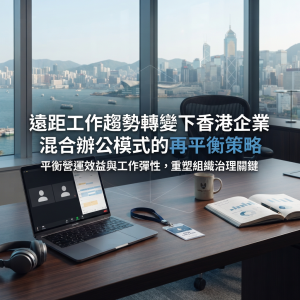 遠距工作趨勢轉變下香港企業混合辦公模式的再平衡策略